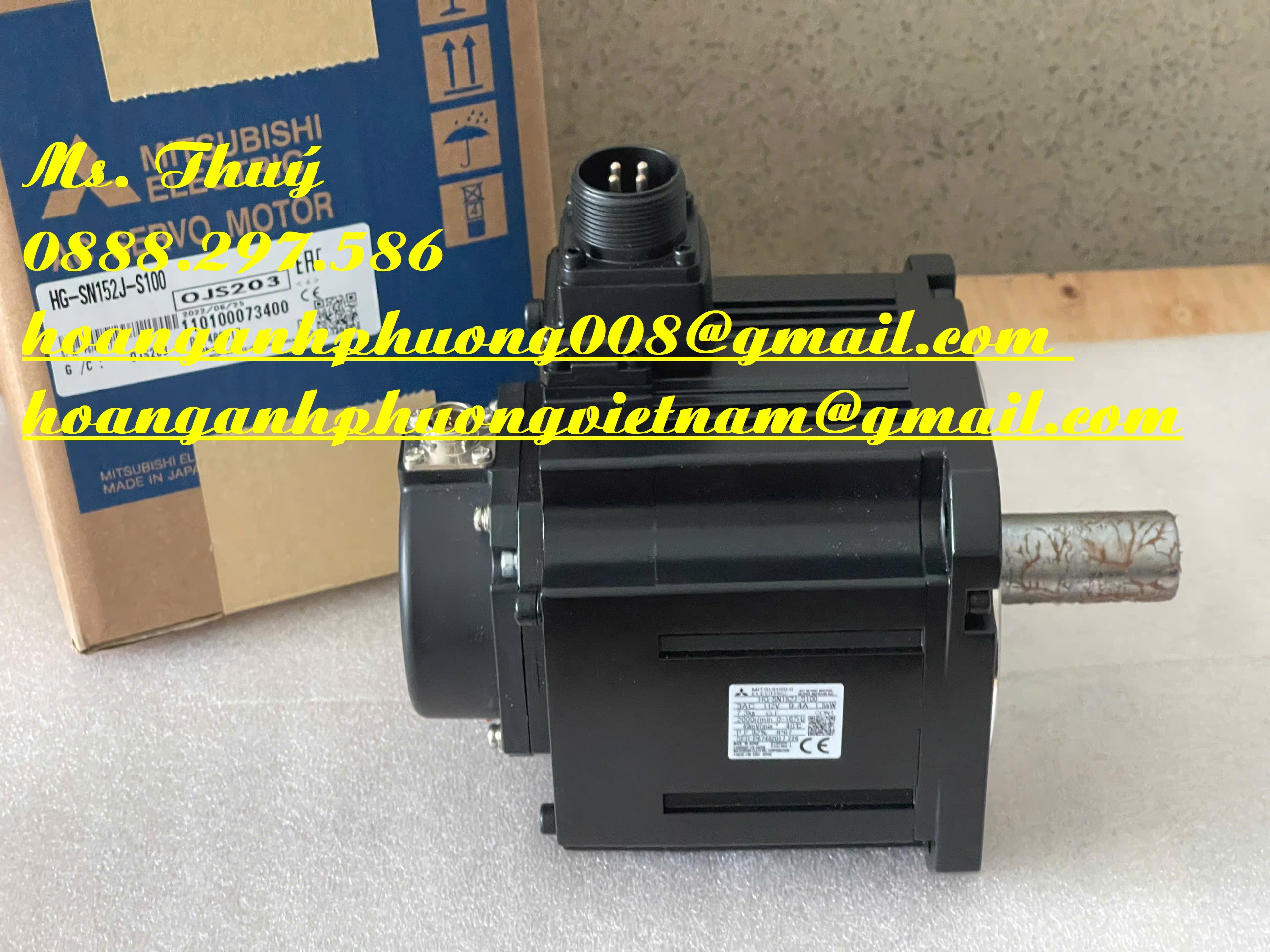 Servo Motor HG-SN152J-S100 Mitsubishi - Hàng Nhật